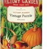 Vintage Puzzel Victory Garden Cavallini & Co - Legpuzzel 1000 Stukjes Tuin/Groenten/Vegetable