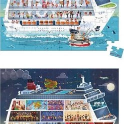Janod Puzzel - Cruiseschip -Exporteren puzzels winkel 488x840