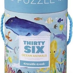Crocodile Creek Puzzelkoker Oceaan Dieren -Exporteren puzzels winkel 523x840