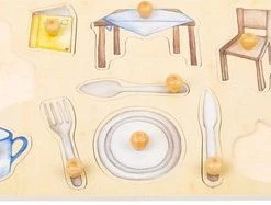 Small Foot Company Small Foot - Everyday Objects Puzzle -Exporteren puzzels winkel 550x187