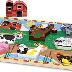 Melissa & Doug - Farm Chunky Puzzel -Exporteren puzzels winkel 550x254