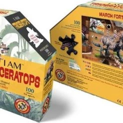Madd Capp Legpuzzel Triceratops 84 Cm Karton Bruin 100-delig -Exporteren puzzels winkel 550x279