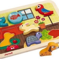 Janod Chunky Puzzel Huisdieren