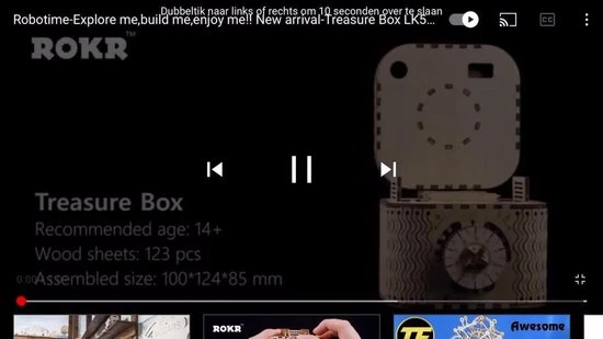 You-home.nl Houten 3D Puzzel Voor Volwassenen | Schatkist | Mechanisch | Vrije Tijd | Puzzelen | Robotime | Model Bouwpakket 2 You-home.nl Houten 3D Puzzel Voor Volwassenen | Schatkist | Mechanisch | Vrije Tijd | Puzzelen | Robotime | Model Bouwpakket - Afbeelding 2