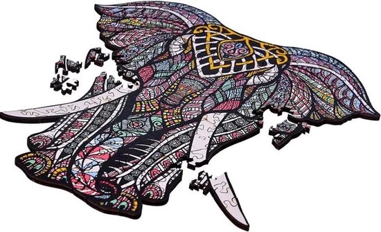 Mystery Elephant 019 A3 | Legpuzzel Olifant |houten Puzzel | 173 Stukjes | Jigsaw Houten Dierenpuzzel| Meer Dan 50 Verschillende Modellen 2 Mystery Elephant 019 A3 | Legpuzzel Olifant |houten Puzzel | 173 Stukjes | Jigsaw Houten Dierenpuzzel| Meer Dan 50 Verschillende Modellen - Afbeelding 2