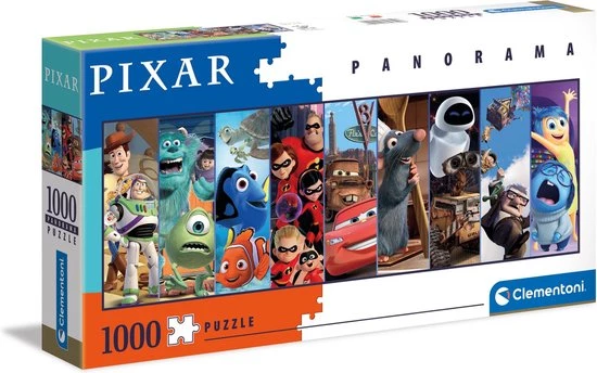 Disney Puzzel Pixar Panorama Karton 1000-delig 1 Disney Puzzel Pixar Panorama Karton 1000-delig