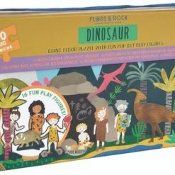 Floss & Rock Vloerpuzzel 60 St., Dino - 138 X 27 Cm