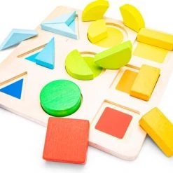 New Classic Toys Houten Geometrische Vormenpuzzel 8 New Classic Toys Houten Geometrische Vormenpuzzel -Exporteren puzzels winkel 550x354