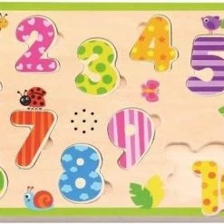 Imaginarium Houten Puzzel Met Geluid - Cijfers - Vanaf 18 Maanden