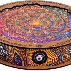 UNIDRAGON Houten Puzzel Mandala - Onuitputtelijke Overvloed - 700 Stukjes - Royal Size 45x45 Cm -Exporteren puzzels winkel 550x355 2