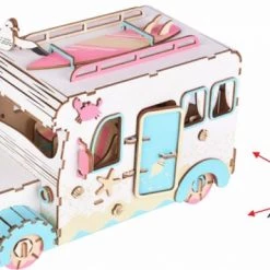 De Bouwplaats Bouwpakket 3D Puzzel Camper Kampeerauto Van Hout- Gekleurd -Exporteren puzzels winkel 550x356 1