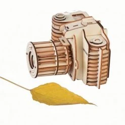 De Bouwplaats Bouwpakket 3D Puzzel Camera Fototoestel Vintage Van Hout -Exporteren puzzels winkel 550x365 2