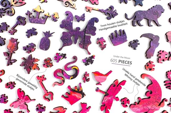 Inside Adventure | 3D Houten Puzzel Voor Kinderen En Volwassenen | Houten Puzzel Voor Familie | Unieke Whimsy Stukjes | 605 Stukjes | Vormenpuzzel 6 Inside Adventure | 3D Houten Puzzel Voor Kinderen En Volwassenen | Houten Puzzel Voor Familie | Unieke Whimsy Stukjes | 605 Stukjes | Vormenpuzzel - Afbeelding 6