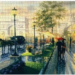 Happy Puzzle Puzzel 1000 Stukjes Volwassenen Legpuzzels Puzzle Jigsaw Puzzels - Speelgoed Hobby En Creatief Voor Volwassenen - 50*70 Cm - Romantic Straat 1000 Stukjes Valentijn Cadeautje Voor Haar En Hem - Vrouw En Man)