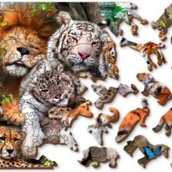 Wooden City Legpuzzel Jungle 37,5 X 25,4 Cm Hout 300 Stukjes -Exporteren puzzels winkel 550x369