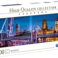 Clementoni Puzzels Voor Volwassenen - London - 2019 - Panorama High Quality Collection, Puzzel 1000 Stukjes, 10+ Jaar - 39485