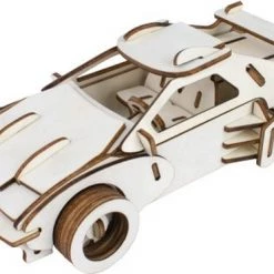 De Bouwplaats Bouwpakket 3D Puzzel Ferrari F20- Hout