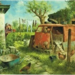 Art Revisited Kippenhok Puzzel 1000 Stukjes