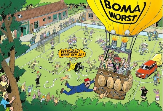 FC De Kampioenen F.C. De Kampioenen Puzzel - De Ballon 2 FC De Kampioenen F.C. De Kampioenen Puzzel - De Ballon - Afbeelding 2