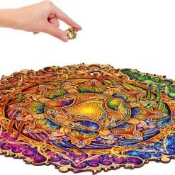 UNIDRAGON Houten Puzzel Mandala - Onuitputtelijke Overvloed - 700 Stukjes - Royal Size 45x45 Cm -Exporteren puzzels winkel 550x378 6