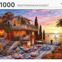 Rebo Productions Rebo Legpuzzel 1000 Stukjes - Mediterranean Sunset -Exporteren puzzels winkel 550x378 8