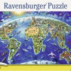 Ravensburger Puzzel De Wereld In Symbolen - Legpuzzel - 200XXL Stukjes -Exporteren puzzels winkel 550x380 9