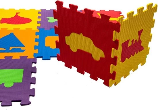 Matrax Puzzelmat - Vloermat - Speelkleed - Speelmat Foam - Foam Mat - 33x33cm 4 Matrax Puzzelmat - Vloermat - Speelkleed - Speelmat Foam - Foam Mat - 33x33cm - Afbeelding 4