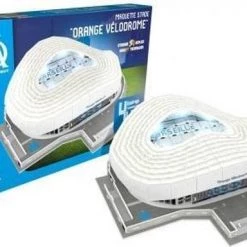 Non-License LED Puzzel Olympique Marseille Orange Velodrome: 159 Stukjes