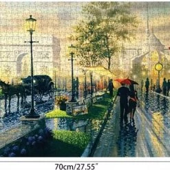 Happy Puzzle Puzzel 1000 Stukjes Volwassenen Legpuzzels Puzzle Jigsaw Puzzels - Speelgoed Hobby En Creatief Voor Volwassenen - 50*70 Cm - Romantic Straat 1000 Stukjes Valentijn Cadeautje Voor Haar En Hem - Vrouw En Man) -Exporteren puzzels winkel 550x384