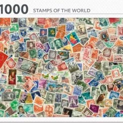 Rebo Legpuzzel - 1000 St - Stamps Of The World - Premium Quality -Exporteren puzzels winkel 550x384 7