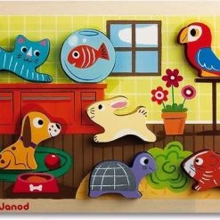 Janod Chunky Puzzel Huisdieren -Exporteren puzzels winkel 550x386 5