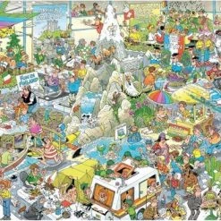 Jan Van Haasteren Puzzelbundel - 2 Stuks - De Vakantiebeurs 1000 Stukjes & Volkstuintjes 1000 -Exporteren puzzels winkel 550x387 17