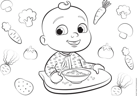 Just Games COCOMELON Vloerpuzzel - Groente Maakt Ons Sterk - 60 Stukjes . Puzzel En Kleurplaat . Formaat 70 50 3 Just Games COCOMELON Vloerpuzzel - Groente Maakt Ons Sterk - 60 Stukjes . Puzzel En Kleurplaat . Formaat 70 50 - Afbeelding 3