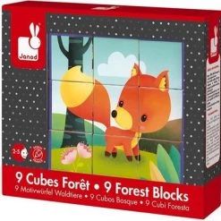 Janod Kubkid - Bosdieren 14 Janod Kubkid - Bosdieren -Exporteren puzzels winkel 550x392 21