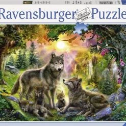Ravensburger Puzzel Wolvenfamilie In Het Zonlicht - Legpuzzel - 500 Stukjes