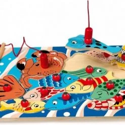 Merkloos Houten Vis Puzzel Met Magneet