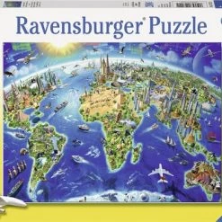 Ravensburger Puzzel De Wereld In Symbolen - Legpuzzel - 200XXL Stukjes