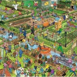 Jan Van Haasteren Puzzelbundel - 2 Stuks - De Vakantiebeurs 1000 Stukjes & Volkstuintjes 1000 -Exporteren puzzels winkel 550x393 17