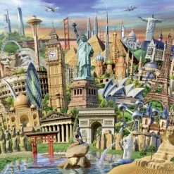 Ravensburger Puzzel Wereldwijde Bezienswaardigheden - Legpuzzel - 1000 Stukjes -Exporteren puzzels winkel 550x393 23