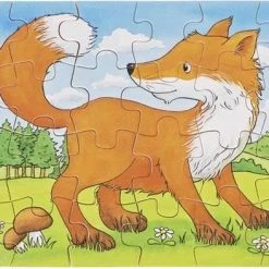 Mini-puzzel Bosdieren - Goki (57709) -Exporteren puzzels winkel 550x394