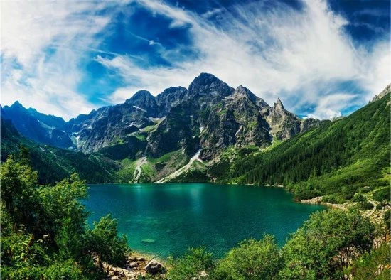 Dino Toys Prachtige Legpuzzel Van The Eye Of The Sea In Polen - 3000 Stukjes Voor Volwassenen 2 Dino Toys Prachtige Legpuzzel Van The Eye Of The Sea In Polen - 3000 Stukjes Voor Volwassenen - Afbeelding 2