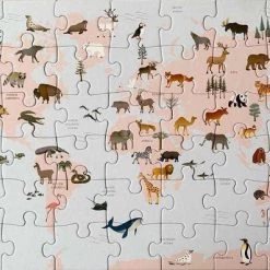 Vissevasse Wereldkaart Dier - Puzzel 42 -Exporteren puzzels winkel 550x397 29