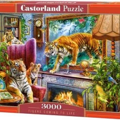 Castorland Tigers Coming To Life - 3000 Stukjes