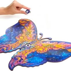 UNIDRAGON Houten Puzzel Dier - Intersterrenstelsel Vlinder - 306 Stukjes - King Size 41x30 Cm -Exporteren puzzels winkel 550x398 6