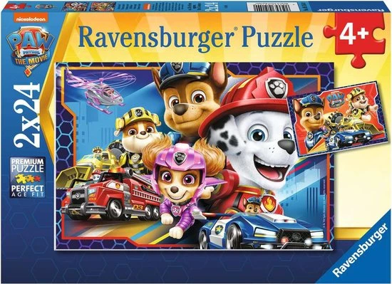 Ravensburger PAW Patrol - Puzzel - 2x24 Stukjes 1 Ravensburger PAW Patrol - Puzzel - 2x24 Stukjes