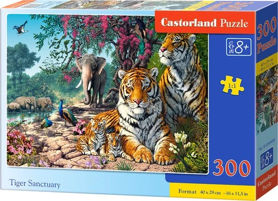 Castorland Tiger Sanctuary 300pcs 1 Castorland Tiger Sanctuary 300pcs