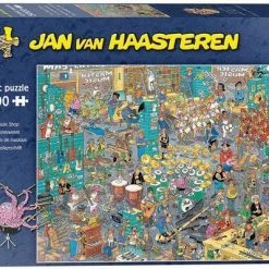Jan Van Haasteren De Muziekwinkel Puzzel - 5000 Stukjes -Exporteren puzzels winkel 550x399 20