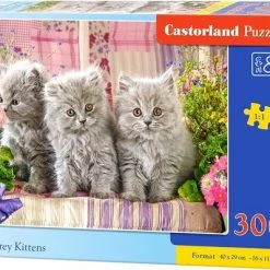 Castorland Three Grey Kittens - 300 Stukjes