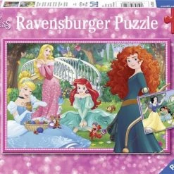 Ravensburger Puzzel In De Wereld Van De Disney Prinsessen - 2x12 Stukjes - Kinderpuzzel
