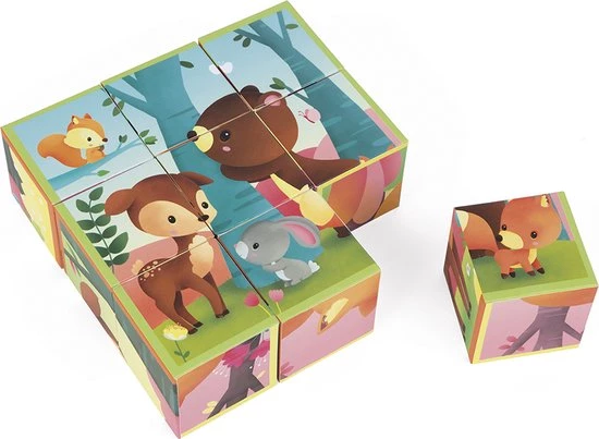 Janod Kubkid - Bosdieren 7 Janod Kubkid - Bosdieren - Afbeelding 7